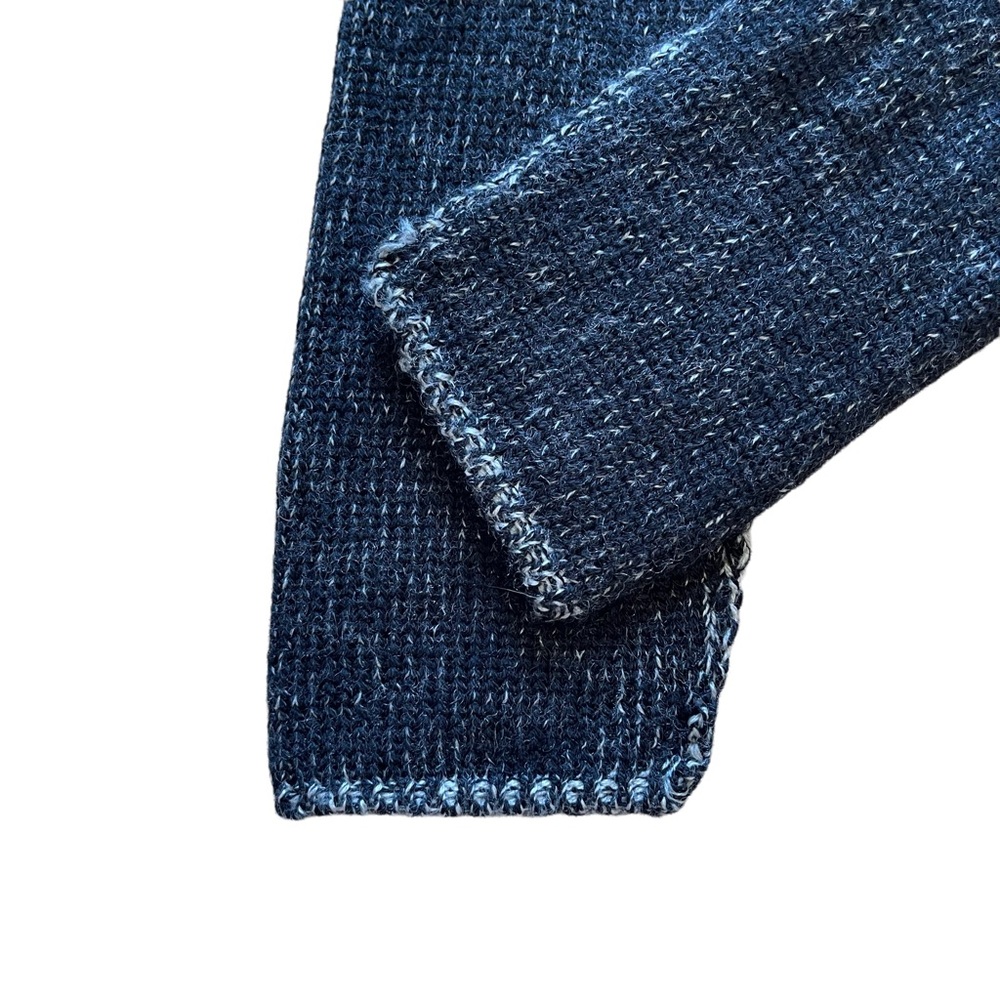 Cabi Wool Patchwork Waterfall Front Cardigan - image 7